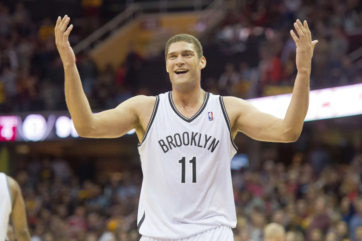 Brooklyn Netsi korvpallur Brook Lopez.
