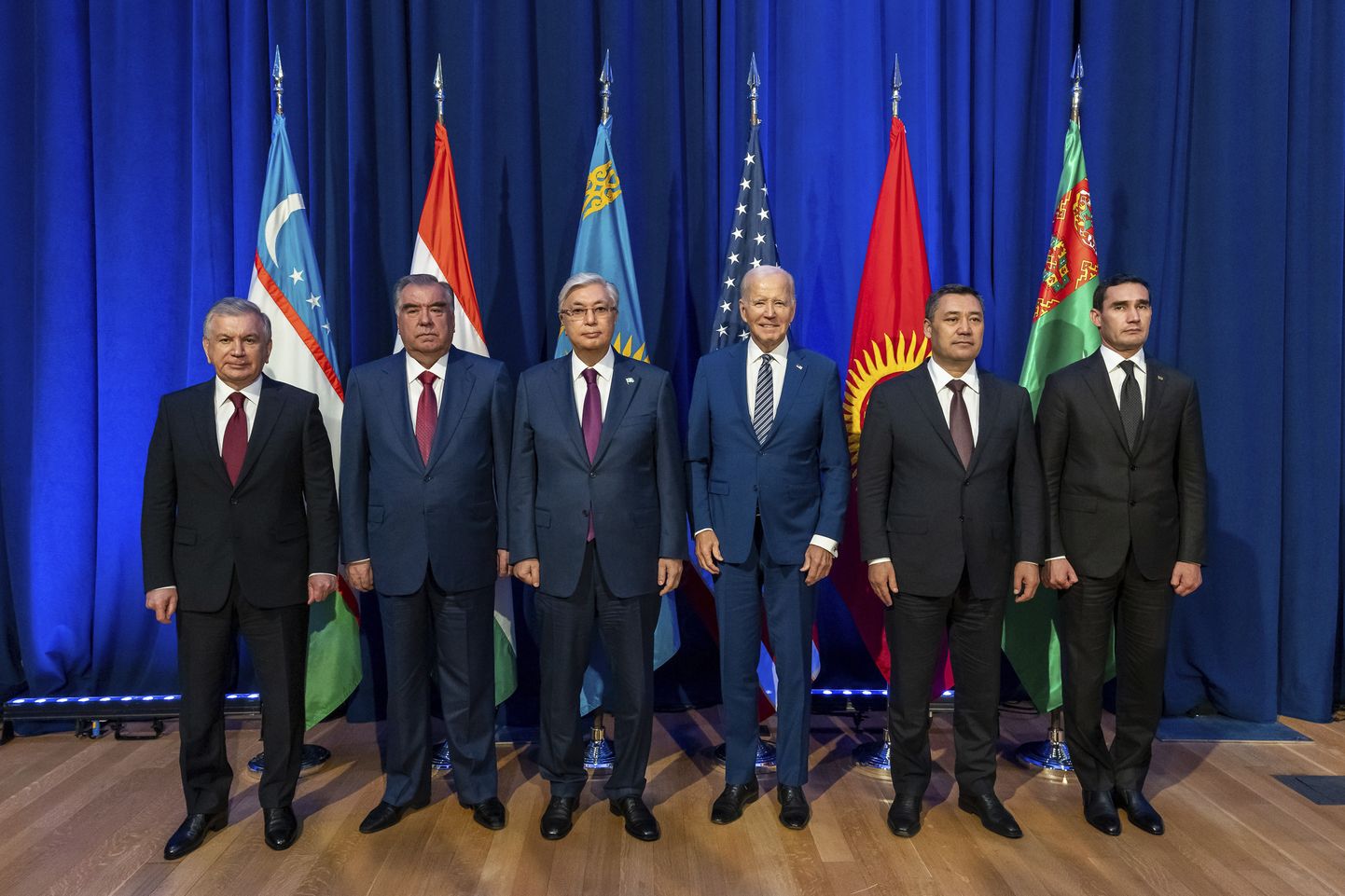 USA president Joe Biden kohtumas New Yorgis oma kolleegidega viiest Kesk-Aasia vabariigist.