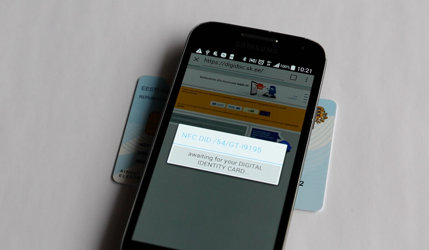 Prototüüp: Eesti ID-kaart on varustatud NFC-tehnoloogiaga