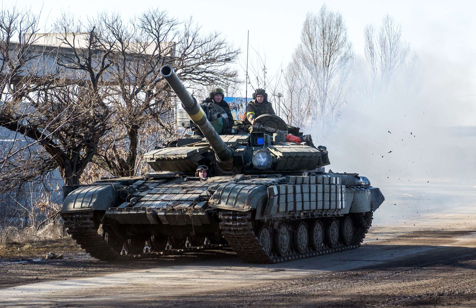 Ukraina tank Debaltseve lähedal. Pilt on illustratiivne.