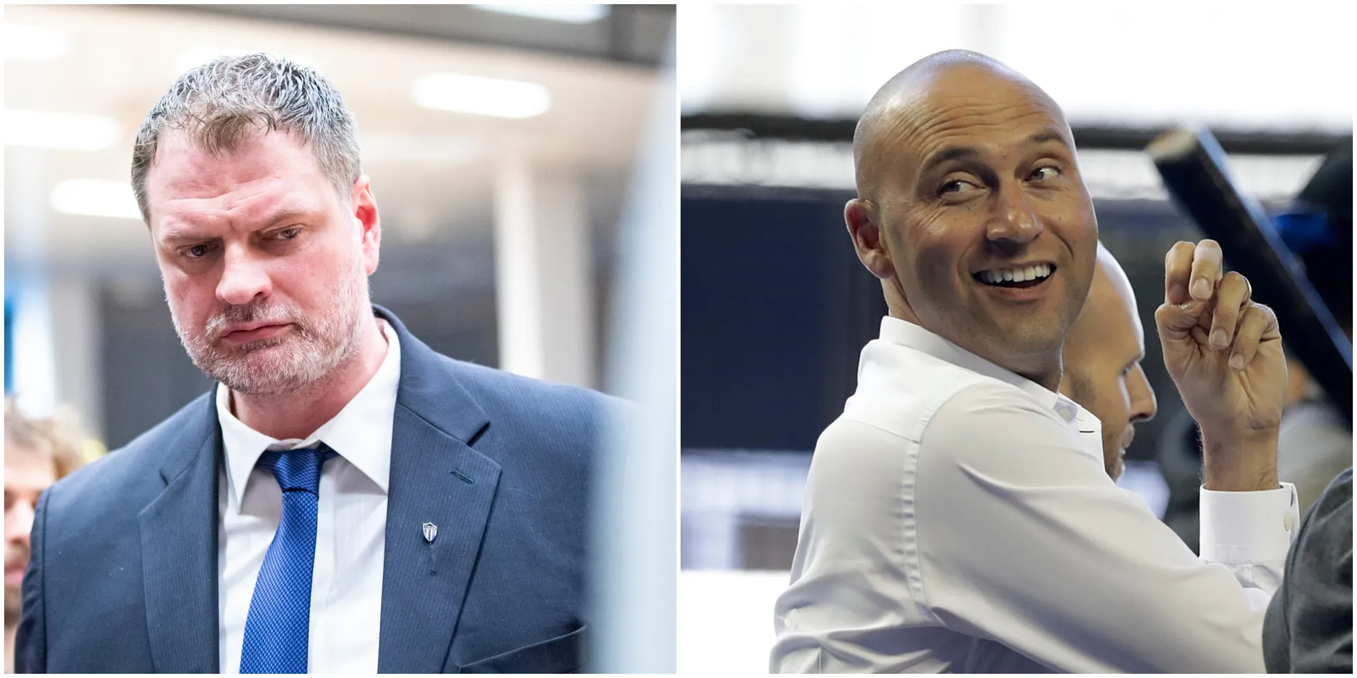 Vasakul: Martin Müürsepp, foto: Eero Vabamägi/Scanpix. Paremal: Derek Jeter, foto: EPA/Scanpix.