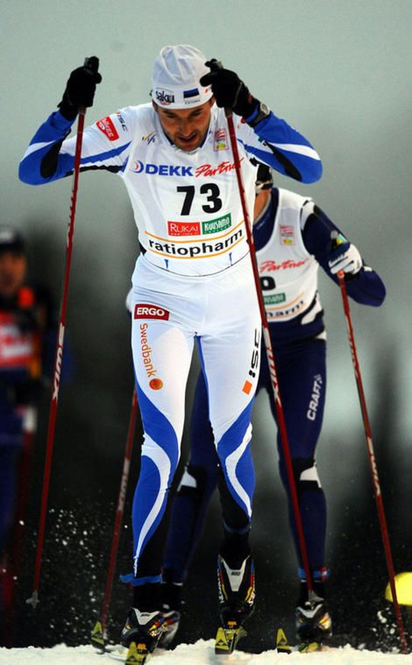 Прославленный эстонский лыжник Андрус Веэрпалу.