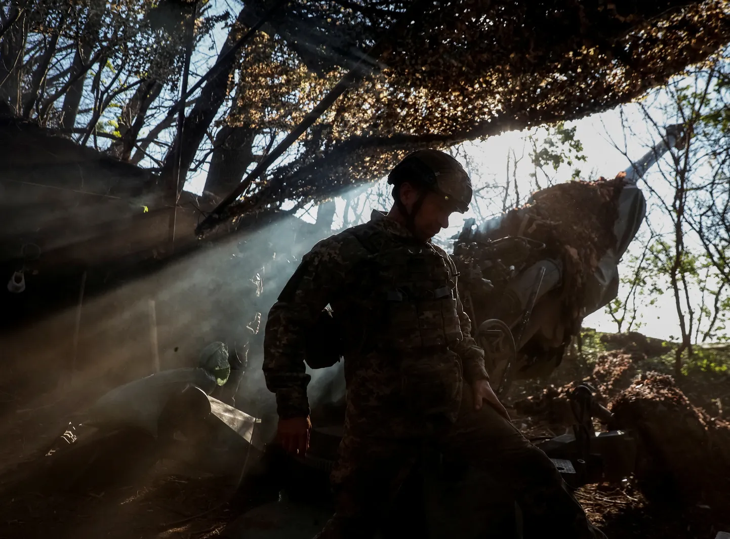 Ukraina sõdur Donetski rindel. Foto on illustratiivne.