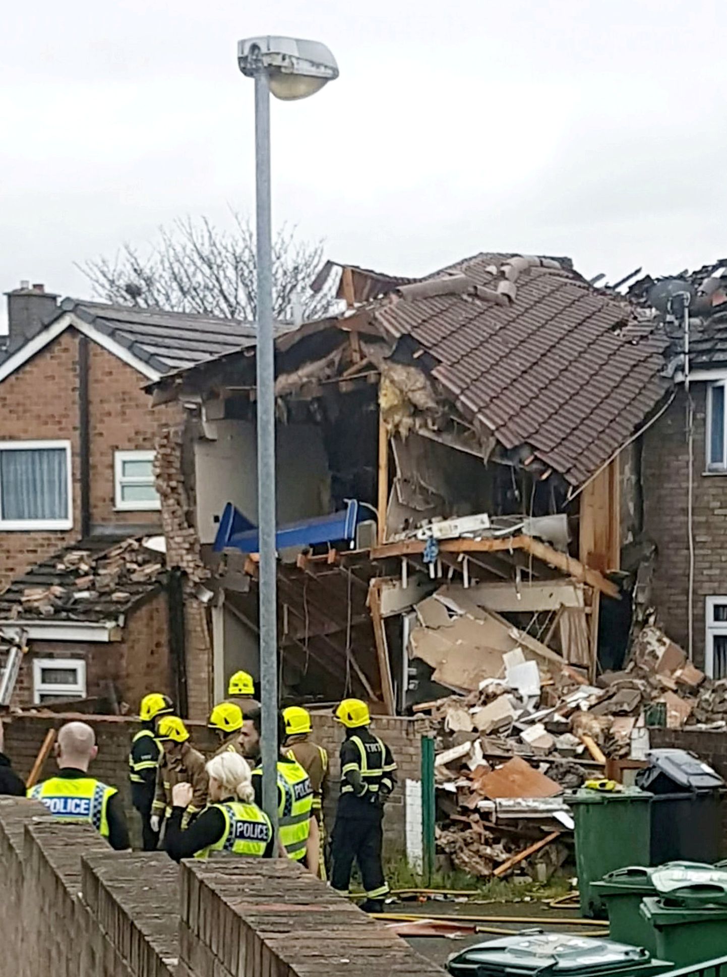 Suurbritannias plahvatas päise päeva ajal maja. Plahvatuse põhjust uuritakse.