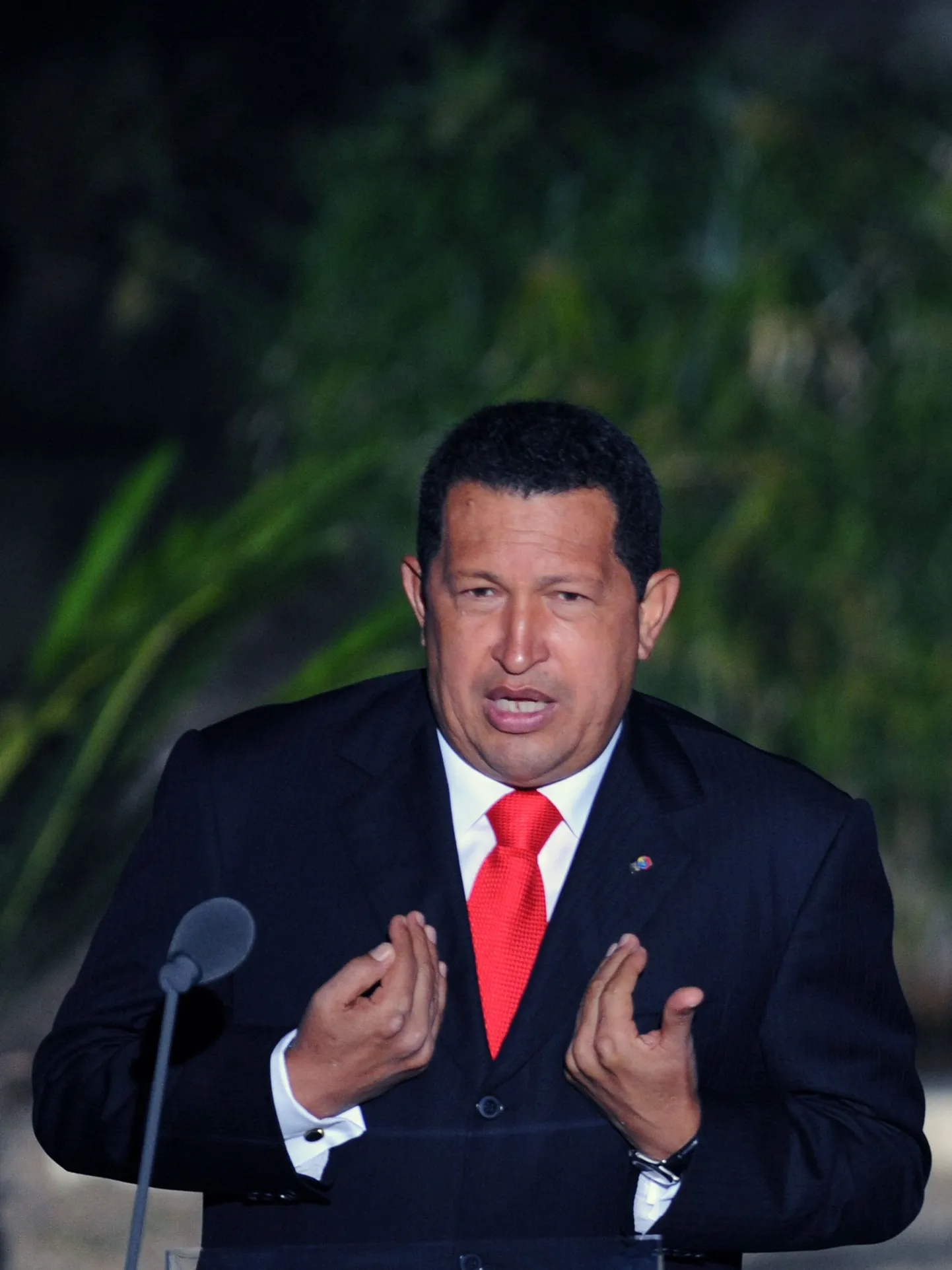Президент Венесуэлы Уго Чавеc.