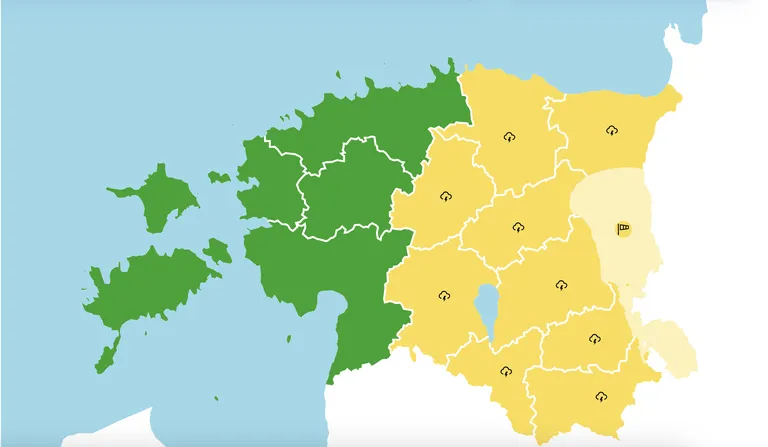 Карта гроз.