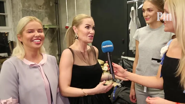 Tallinn Fashion Week, intervjuu: Maria Tammeorg, vasakul Marju Karin.