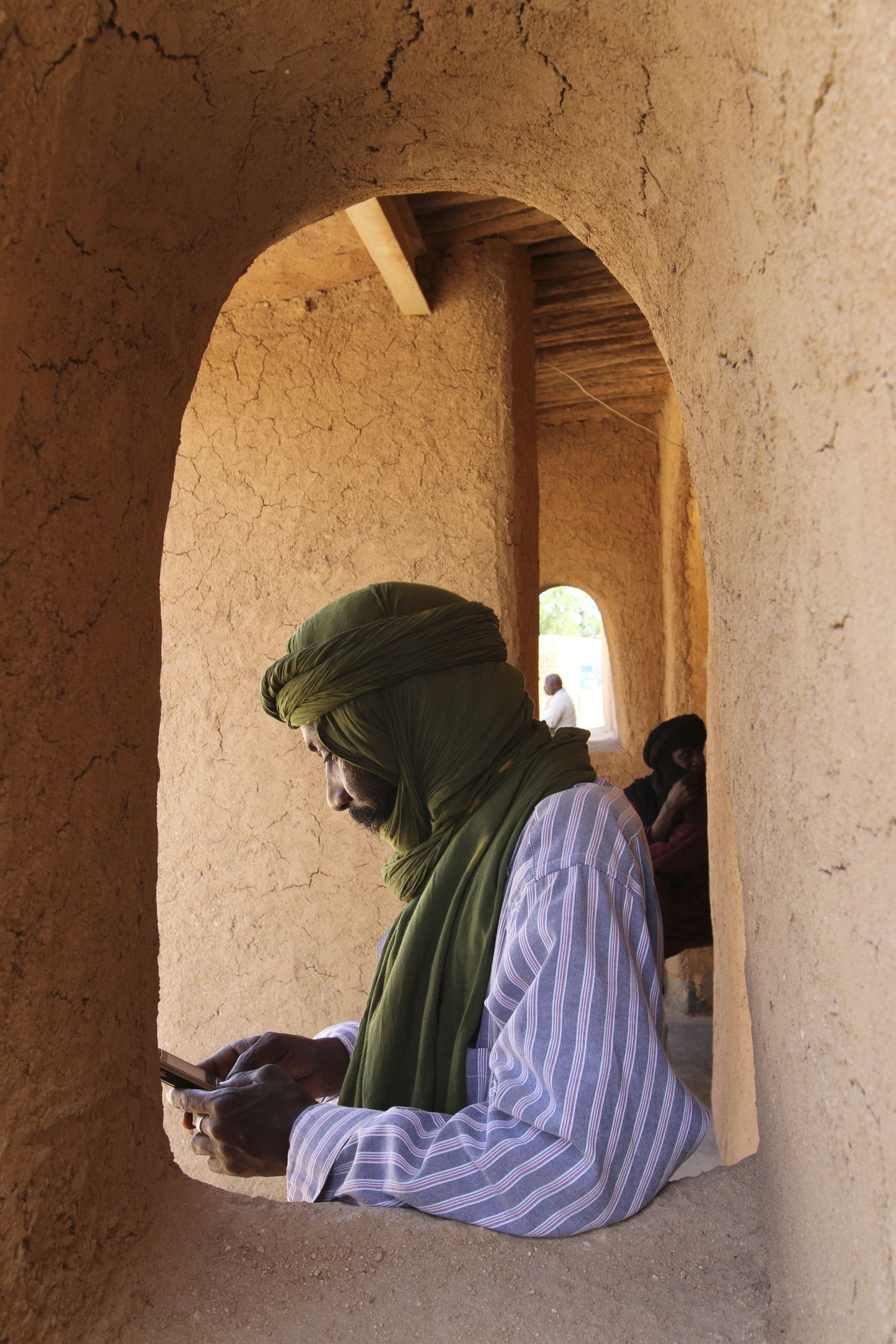 Nigeri mobiilikasutaja.