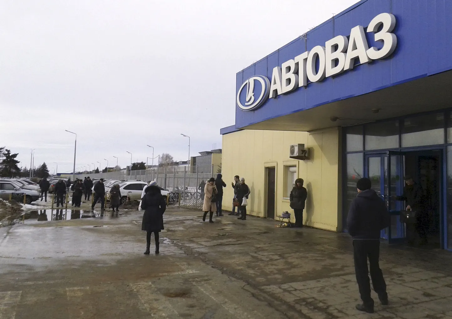 Venemaa sõiduautotoodang kahaneb.