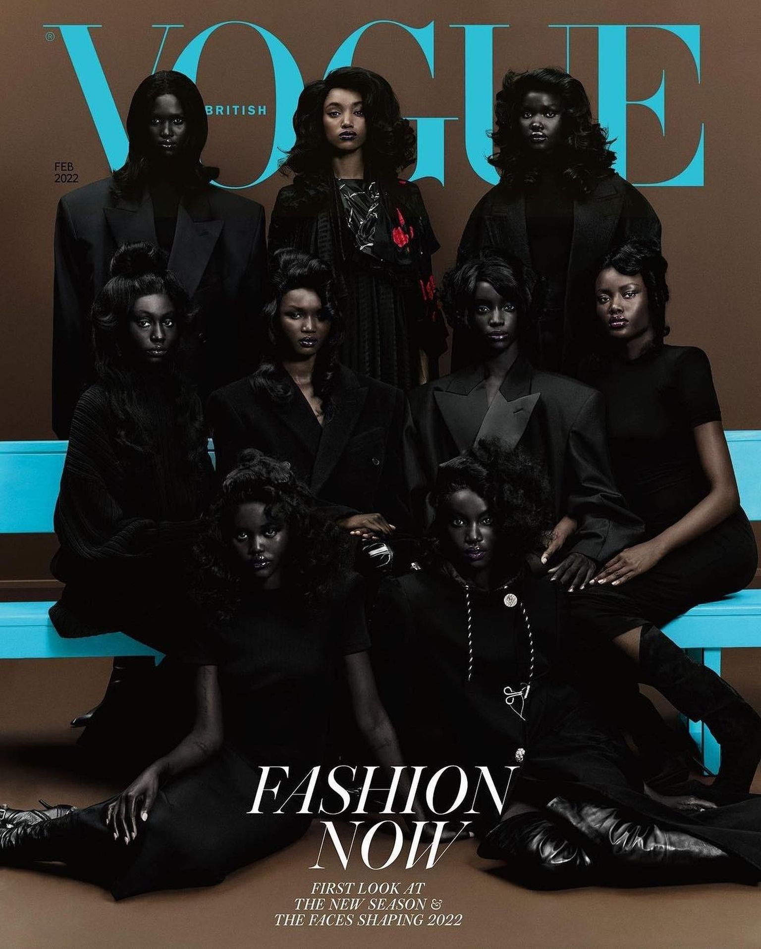 Vogue’i veebruarinumbri kaas tõmbab moemaailma teele uued jooned, mida rikastavad mustanahalised modellid.