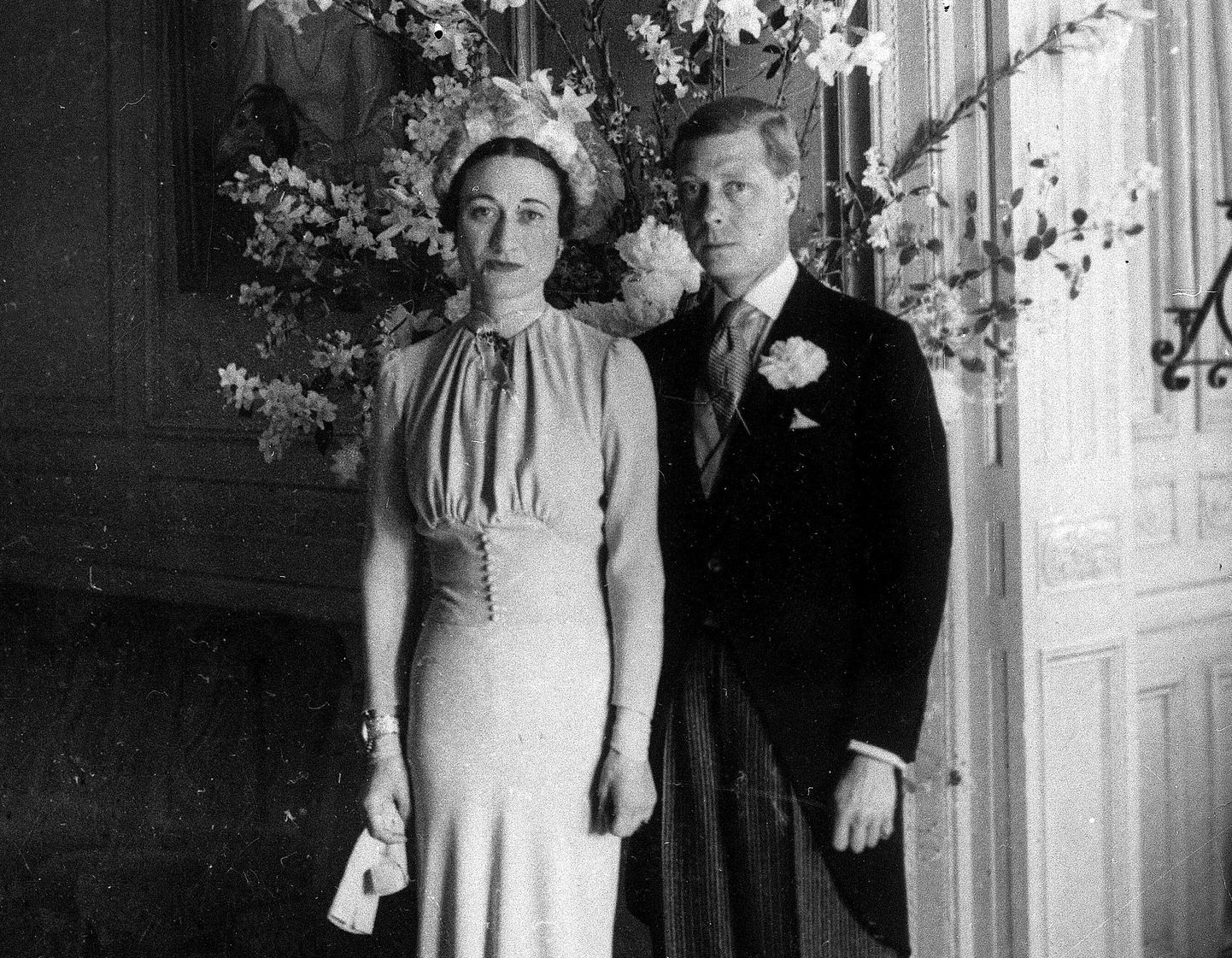 3. juuni, 1937. Kuningas Edward VIII Wallis Simpsoniga nende pulmas.