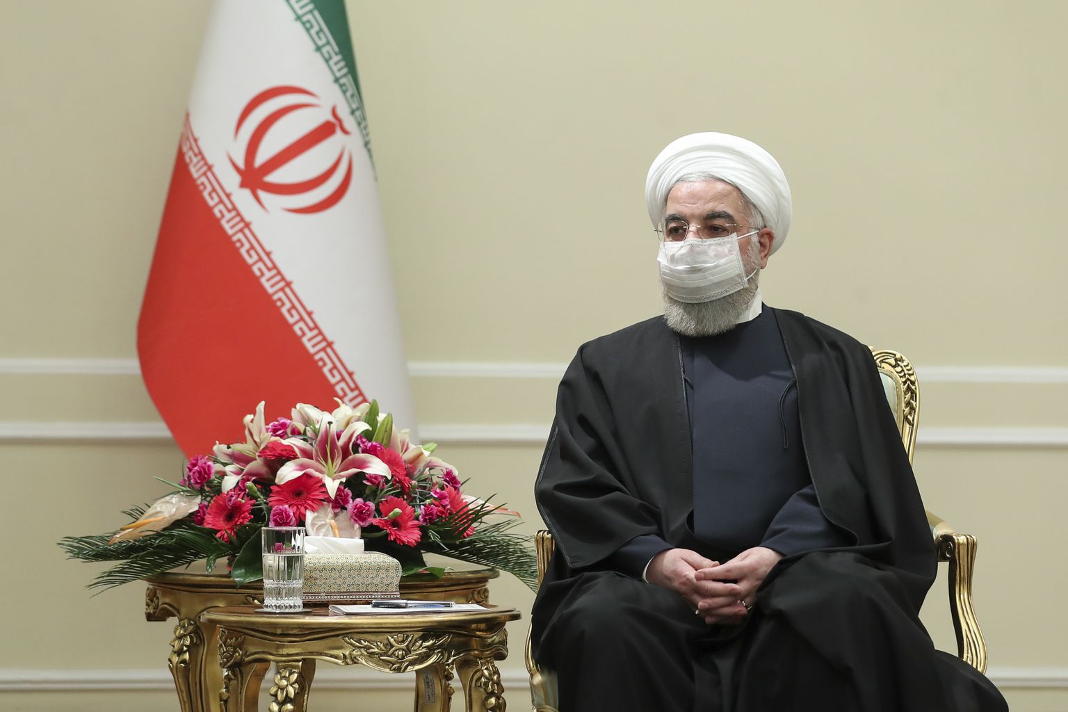 Iraan president Hassan Rouhani.