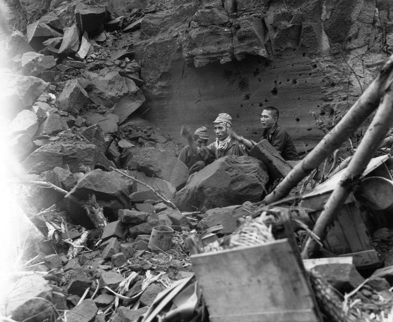 Iwo Jima lahingus USA vägede kätte vangi langenud jaapanlased