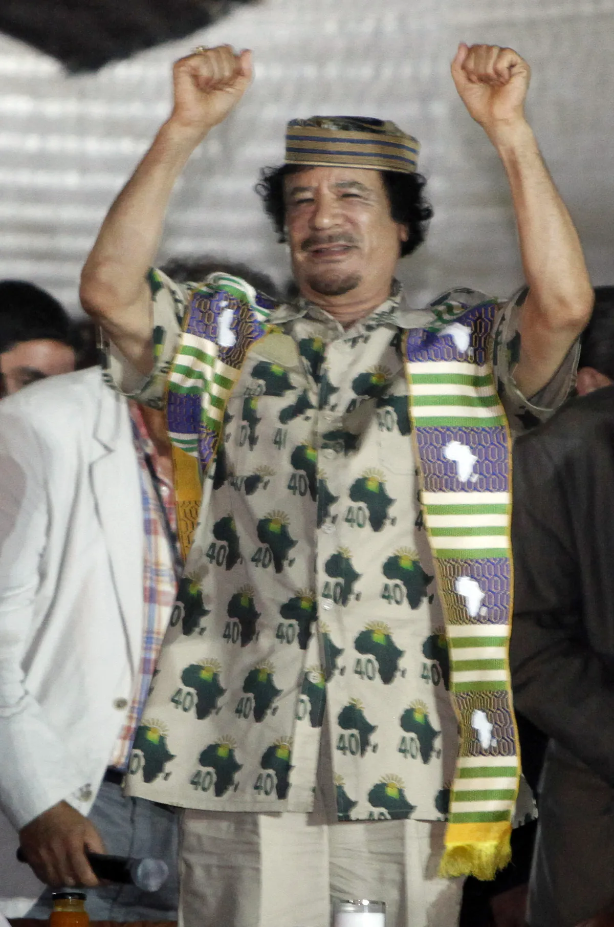 Liibüa liider Muammar Gaddafi 2009 Tripolis