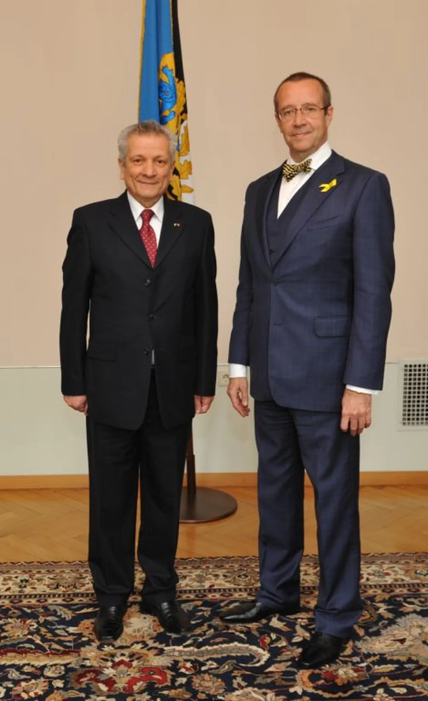 Khaldoun TH. Talhouni ja Toomas Hendrik Ilves