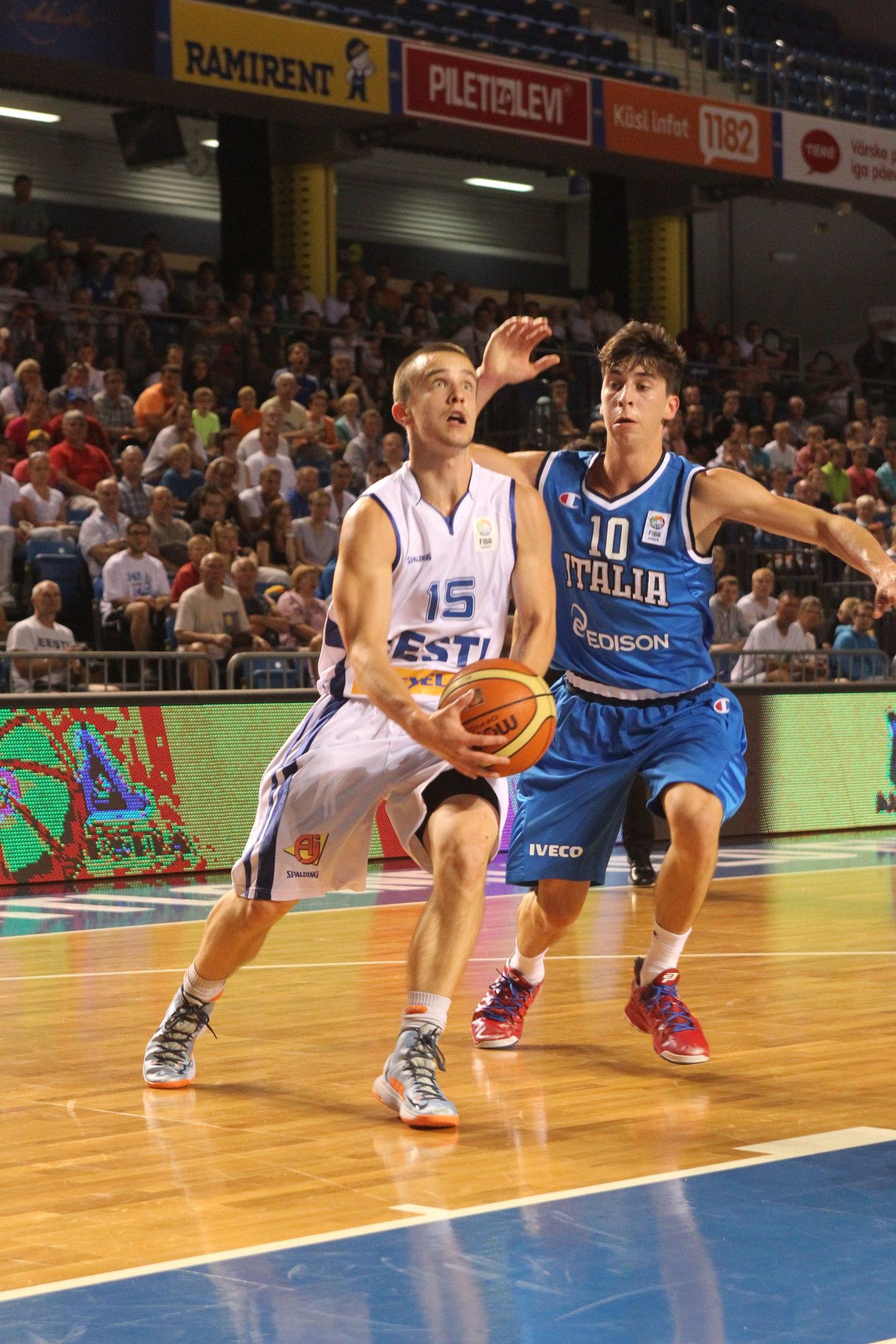Eesti U20 koondis kohtus kodusel EM-finaalturniiril Itaaliaga.