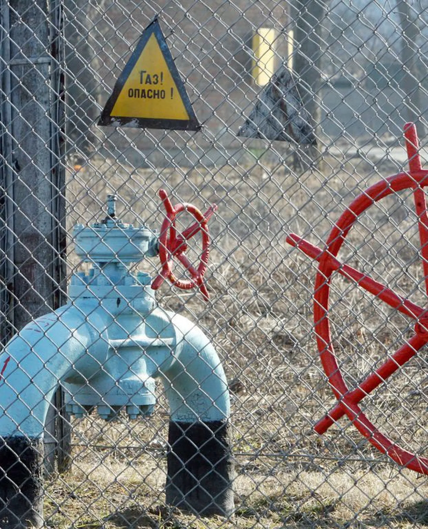 Участок газопровода.