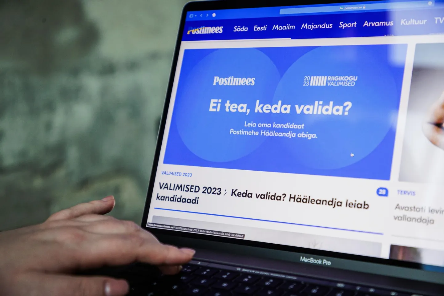 Postimehe Hääleandja.