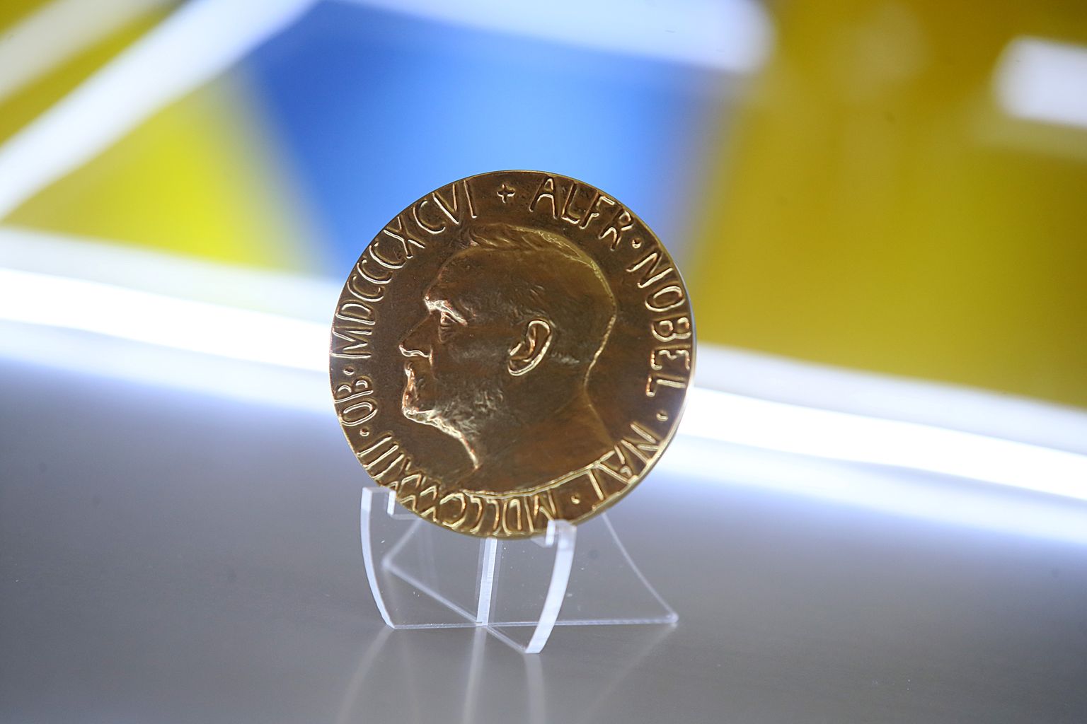 Nobeli rahupreemia medal.
