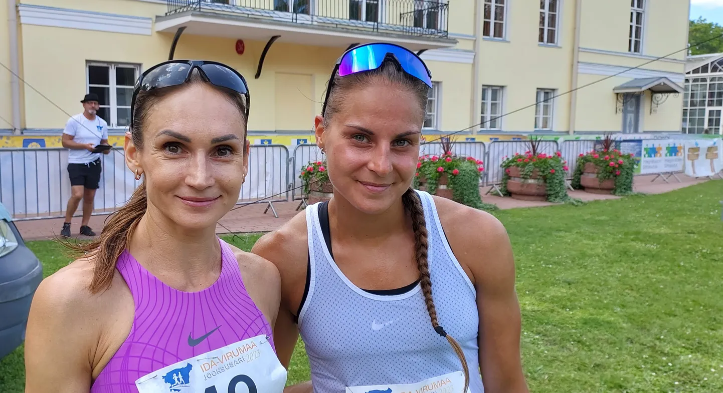 В прошлом году двумя самыми быстрыми бегуньями в забеге мызы Мяэтагузе стали Кайса Кукк и Авели Уусталу из волости Алутагузе.