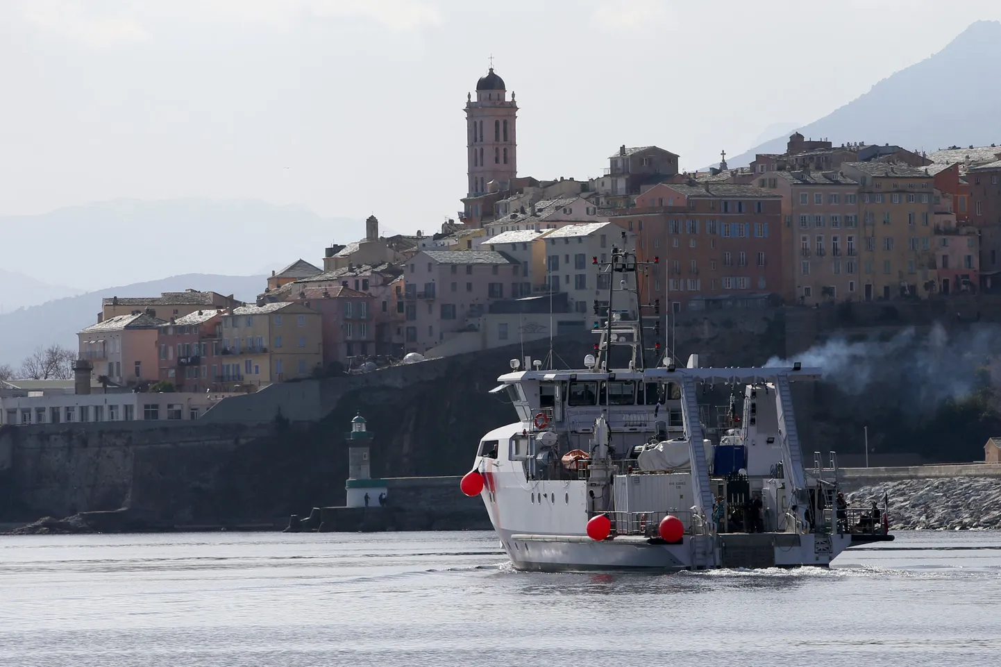 Bastia sadamalinn Korsika saarel. Foto on illustratiivne.