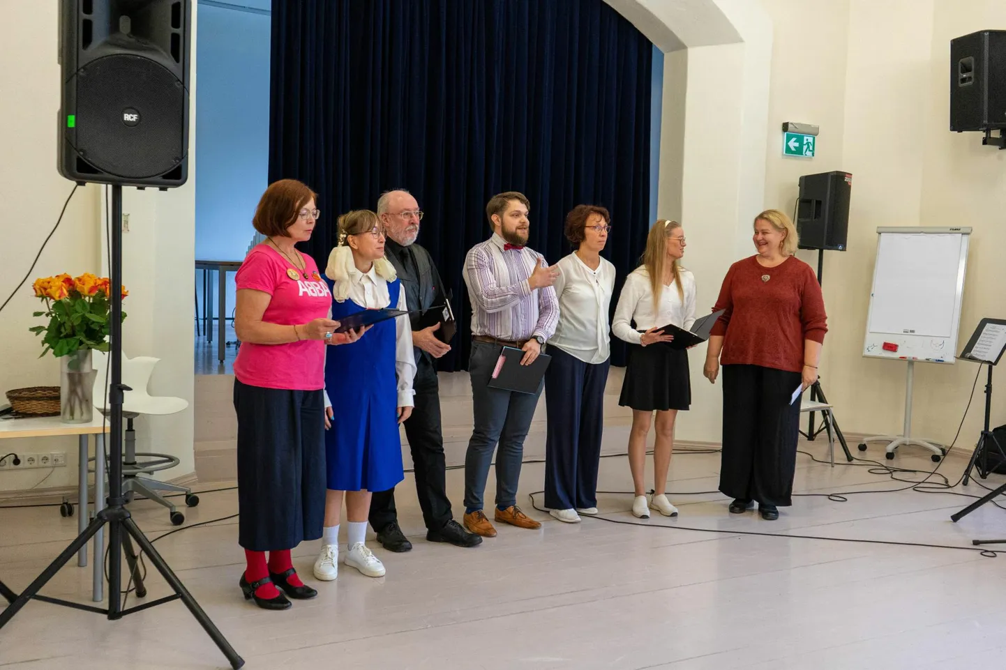 Viljandi gümnaasiumis tähistati õpetajate päeva neljapäeval.