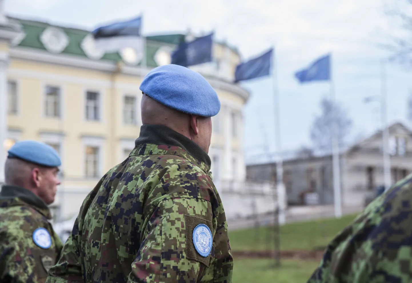 ÜRO rahuvalvemissioonilt koju naasnud Eesti kaitseväe üksus Estpla-19. Foto on illustratiivne.