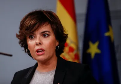 Soraya Saenz de Santamaria. FOTO: JUAN MEDINA/REUTERS/SCANPIX