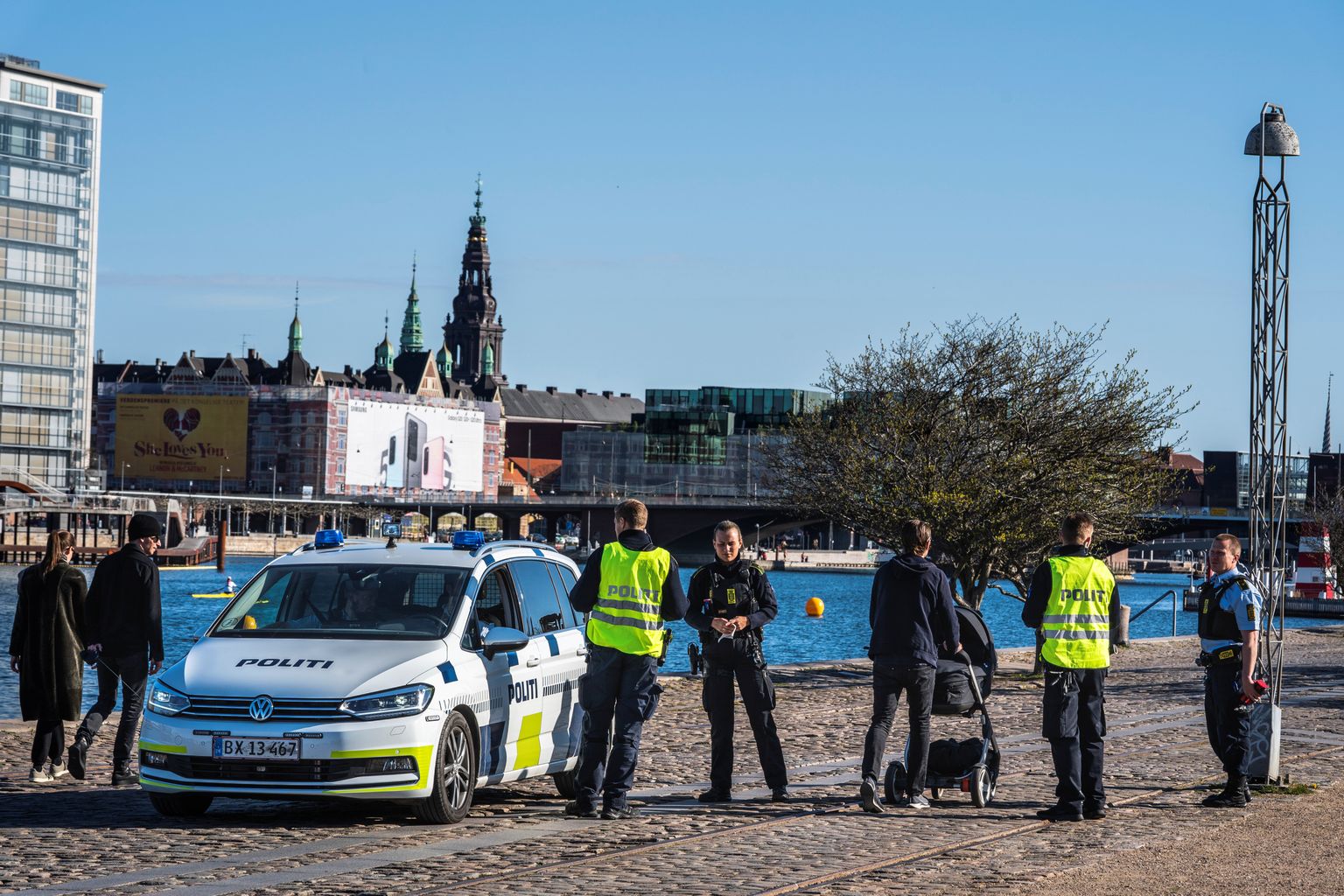 Полиция в Копенгагене.