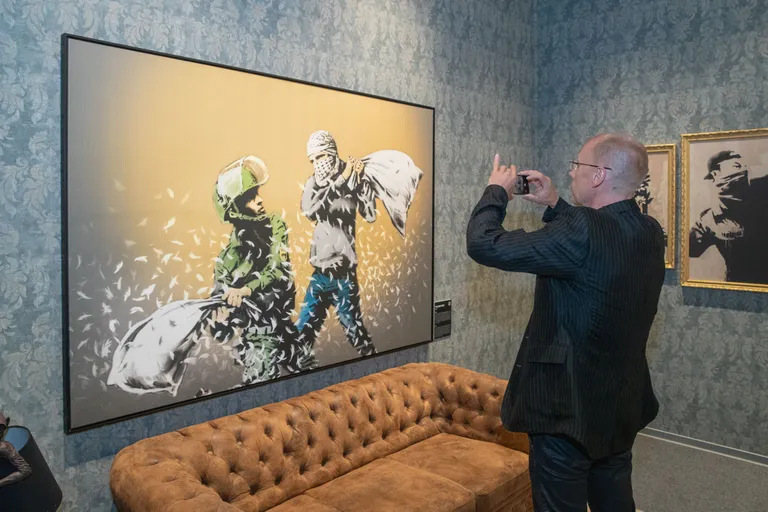 Banksy näituse pidulik avamine.