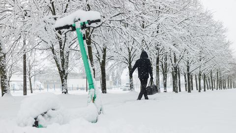 Осадки в виде дождя и снега ожидаются в Эстонии и завтра