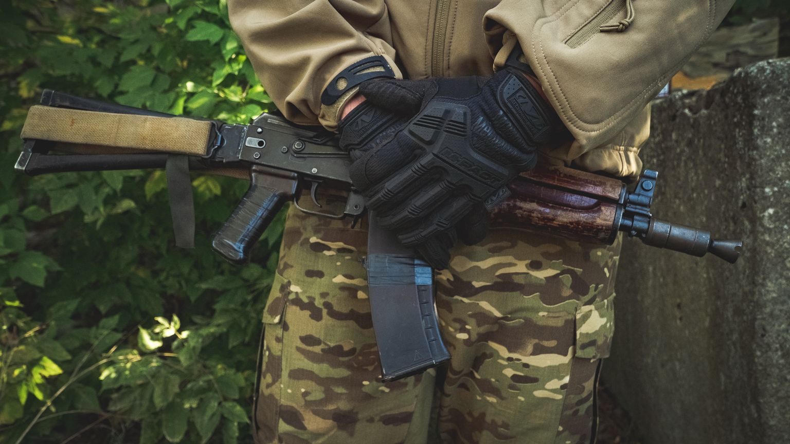 Ukraiņu karavīra ierocis