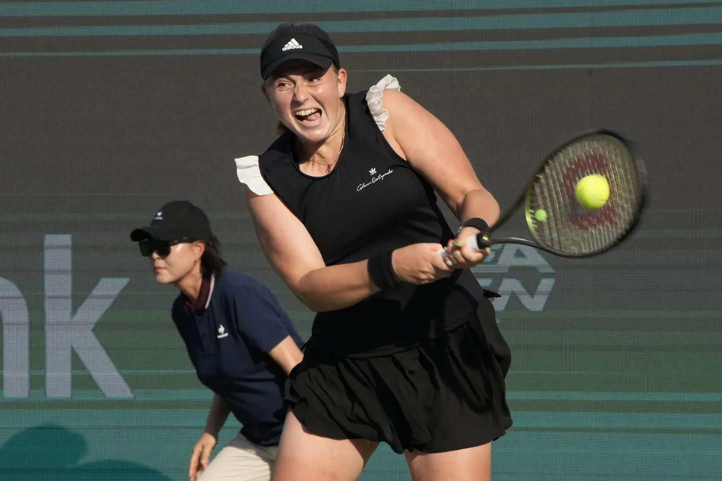Jelena Ostapenko Seouli turniiri finaalis.