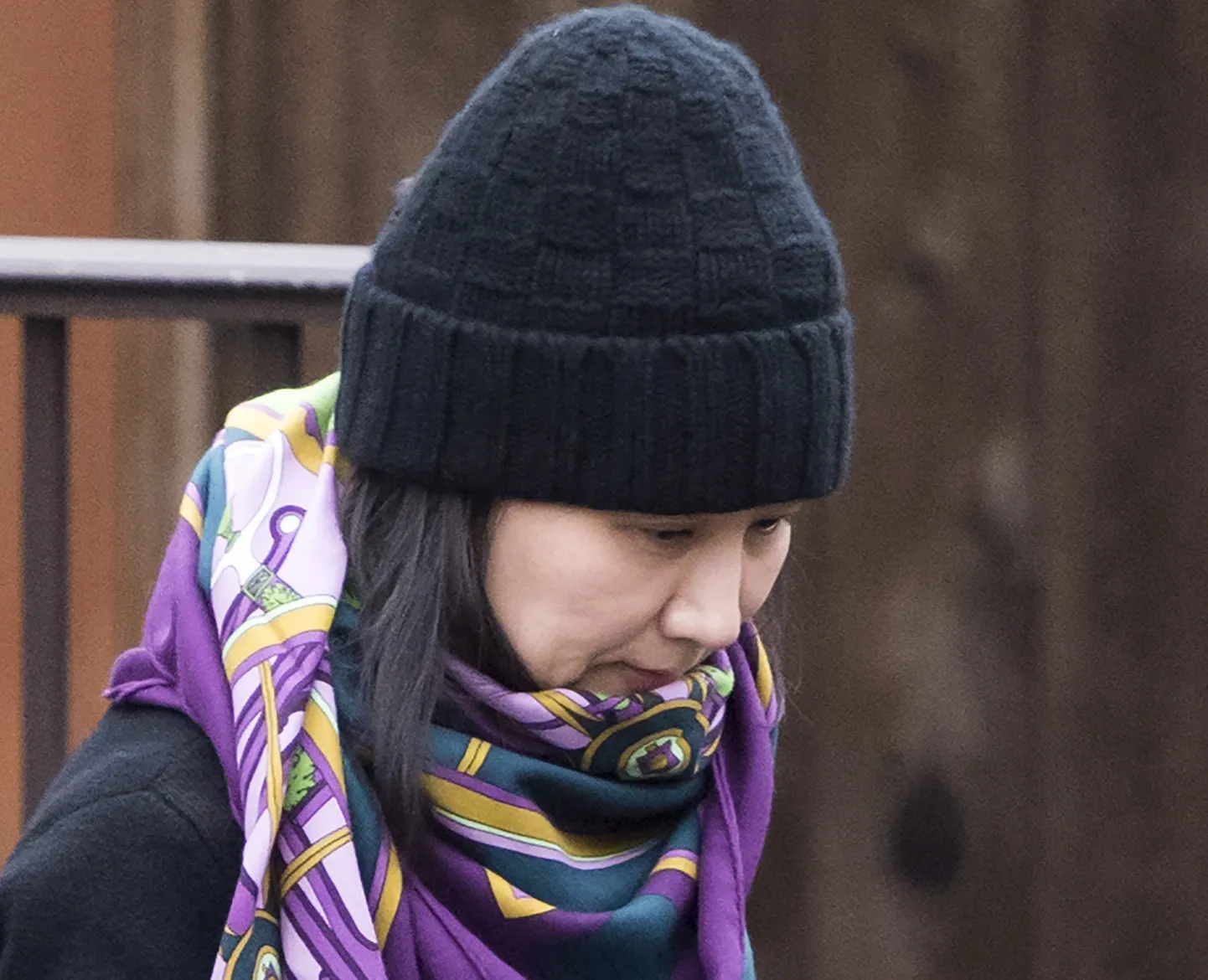 "Huawei" finanšu direktore Mena Vaņdžou.