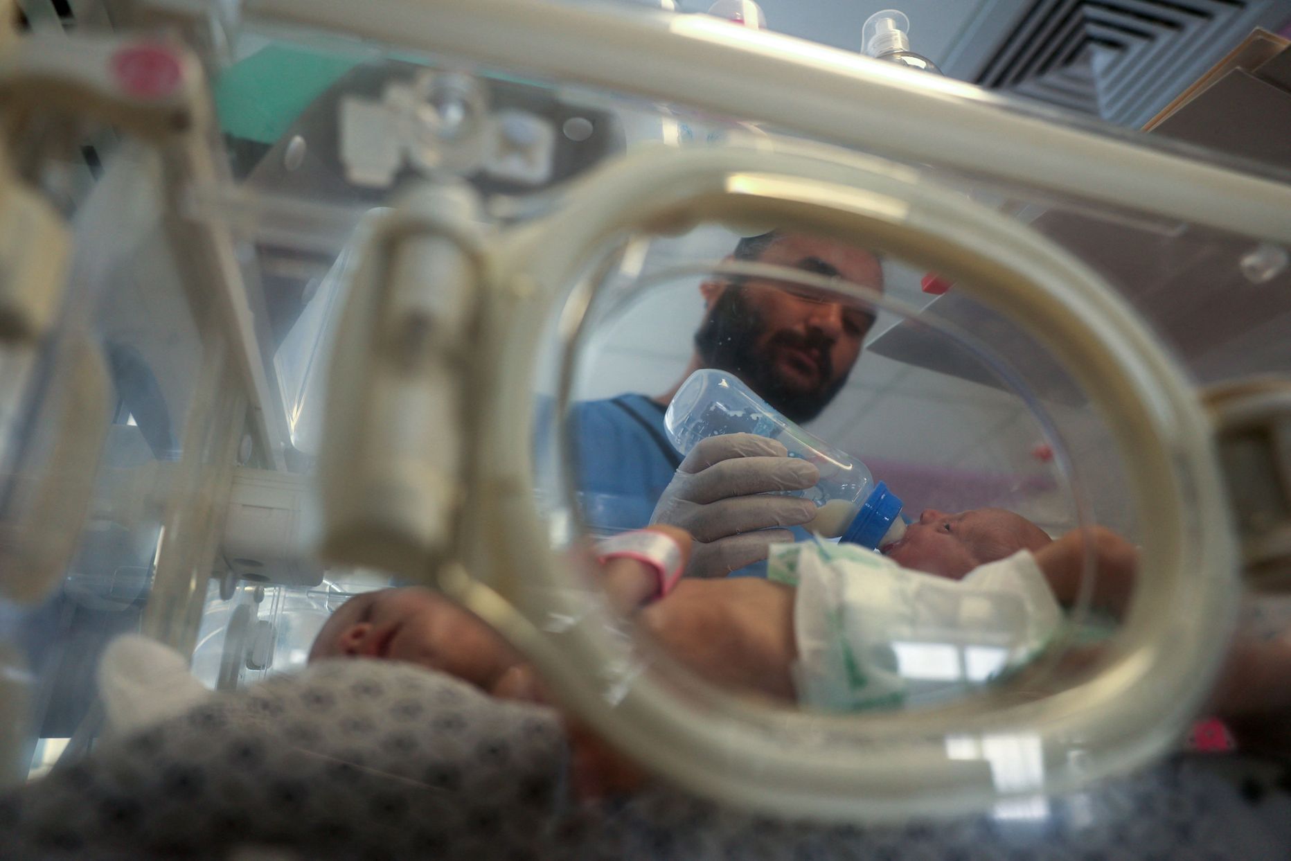 Gazas asuva Al-Shifa haigla enneaegsete beebide osakond.