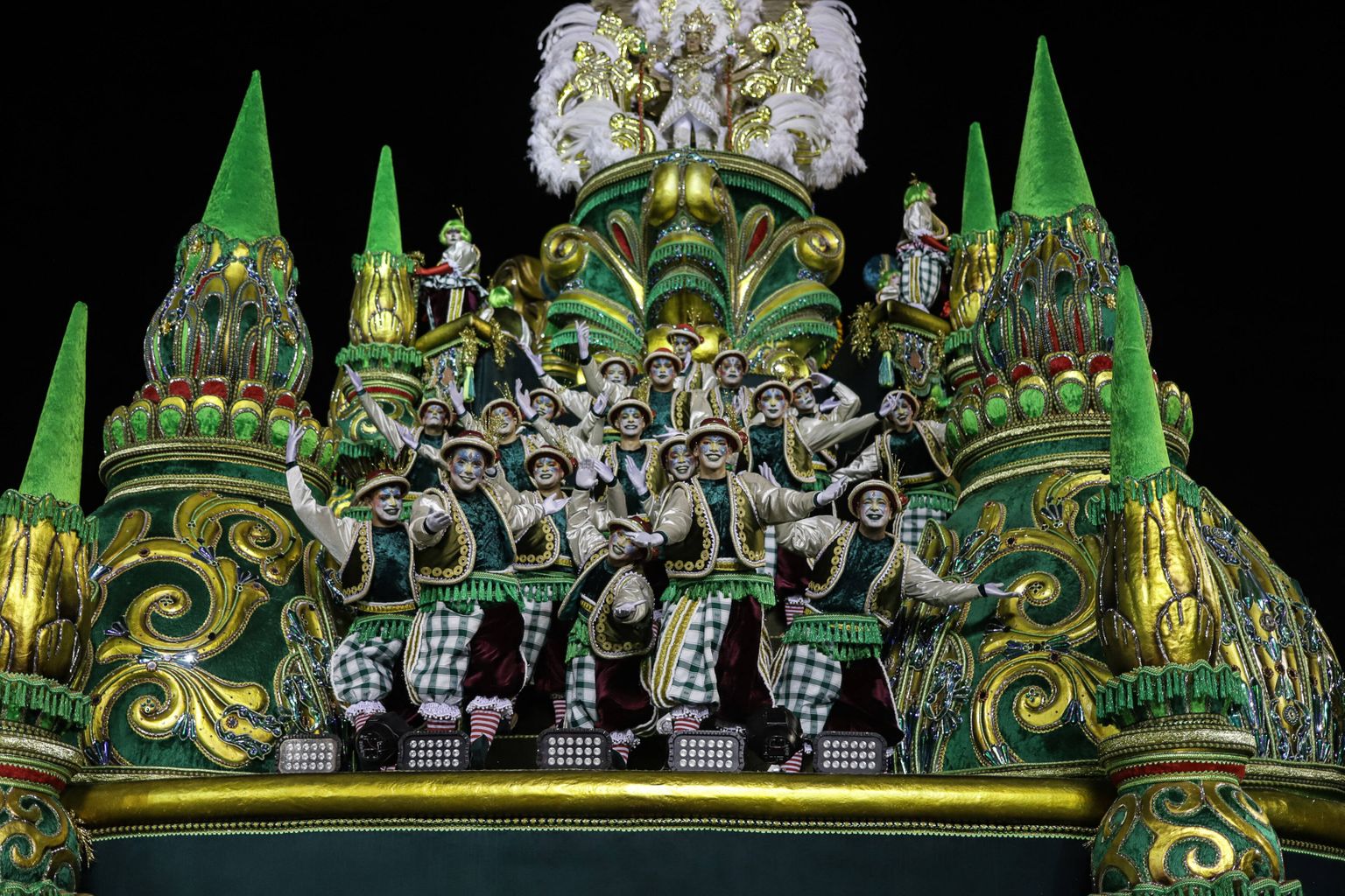 Sambakool Mancha Verde selle aasta veebruaris korraldatud Sao Paulo karnevalil.