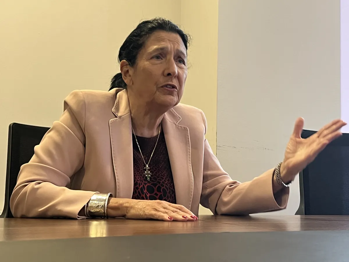 Gruusia viimane demokraatlikult valitud president Salome Zurabišvili.