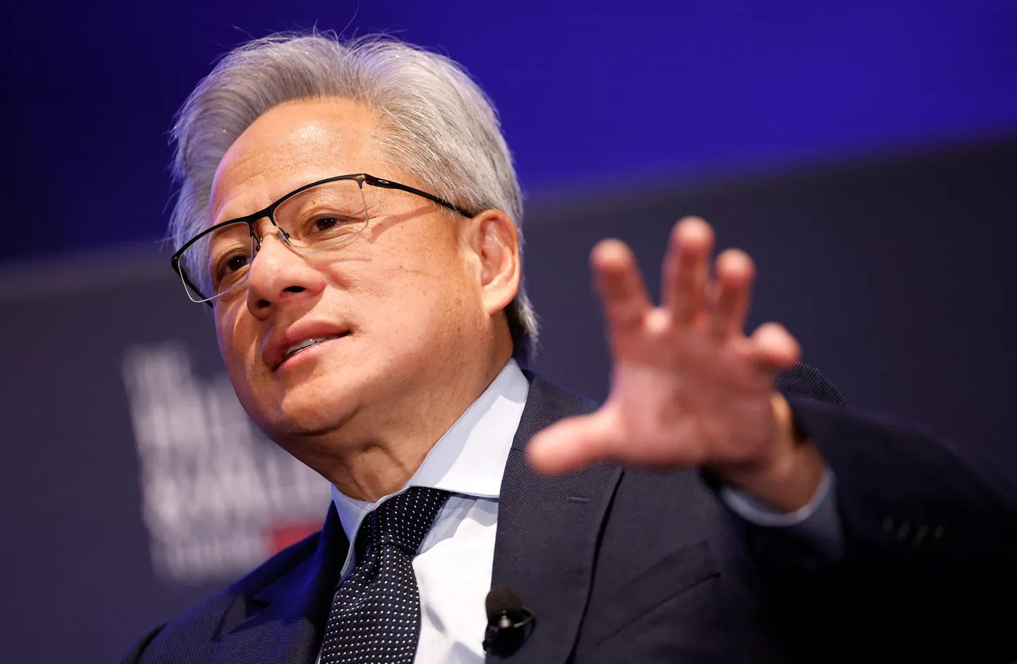 Nvidia juht Jensen Huang kõnelemas Kapitooliumil Washingtonis 30. aprillil 2025.