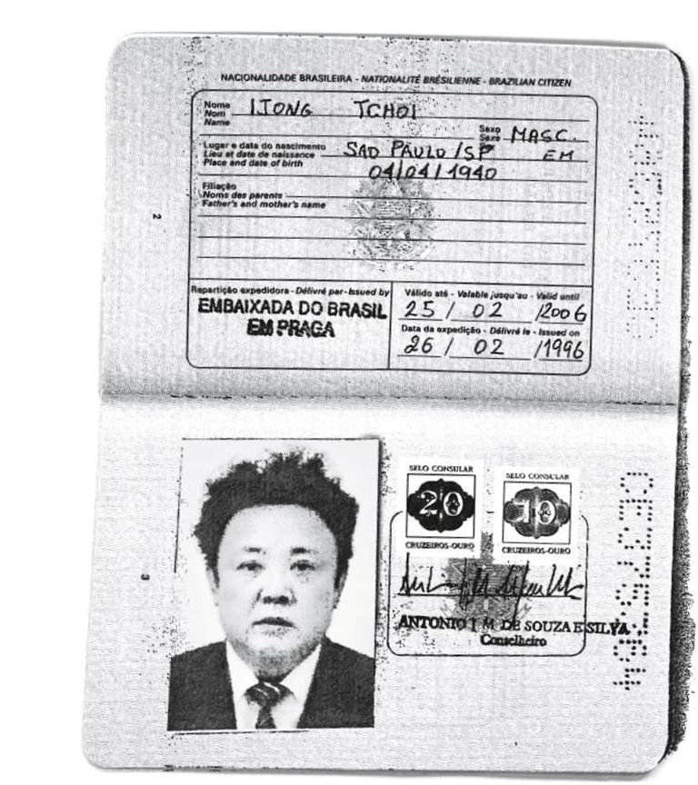 Kadunud Kim Jong-ili võltspass