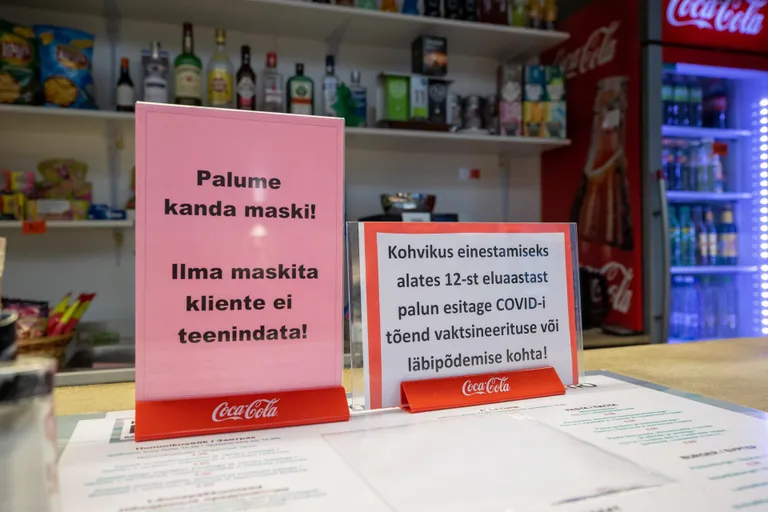 Sildid Raua tänava saunas Tallinna kesklinnas ei räägi sõnagi pakutavast kiirtestist.