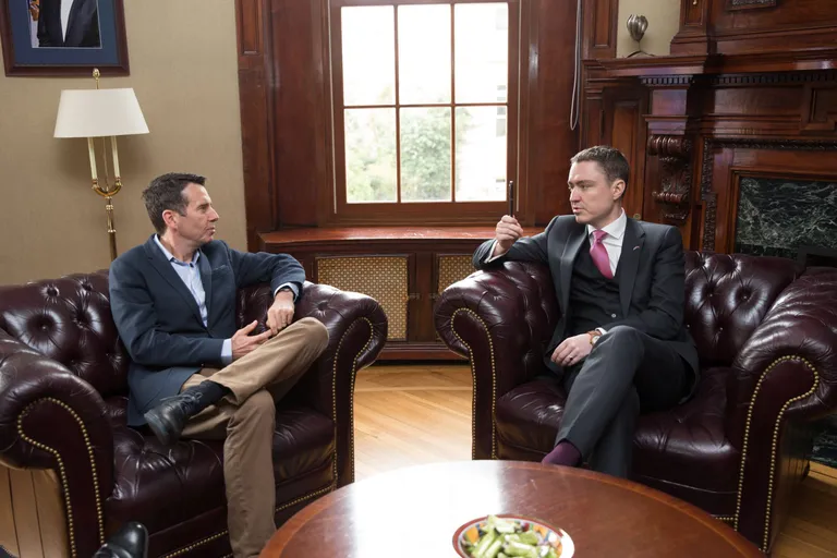 David Plouffe ja Taavi Rõivas (foto: Tauno Tõhk)