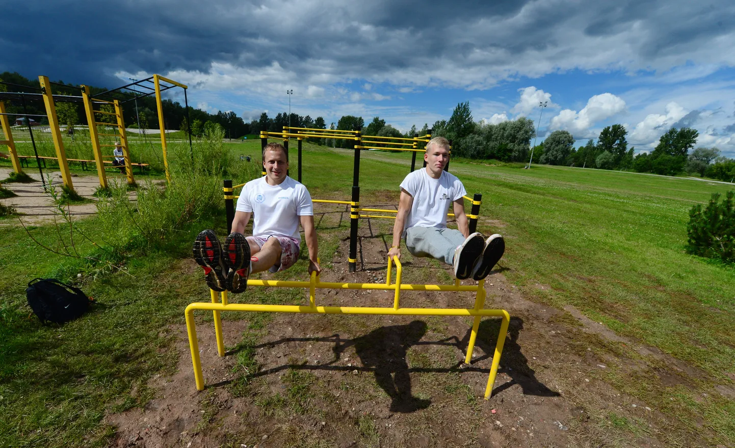 Tähtvere spordipargi välijõusaal.