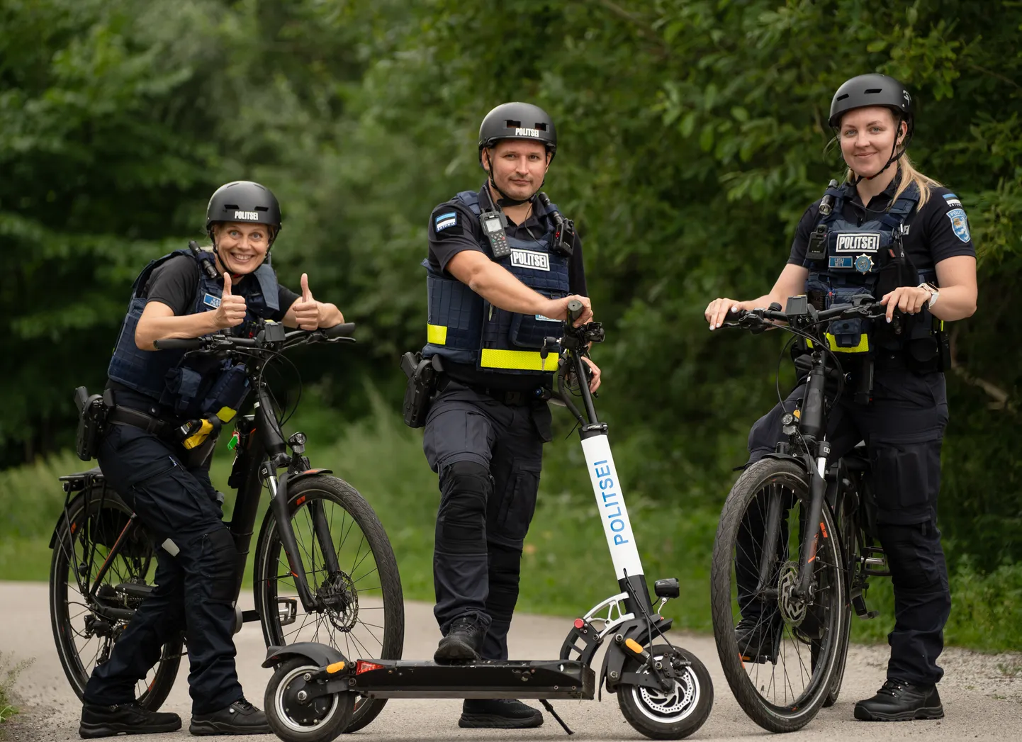 Politsei suvepatrull Pärnus