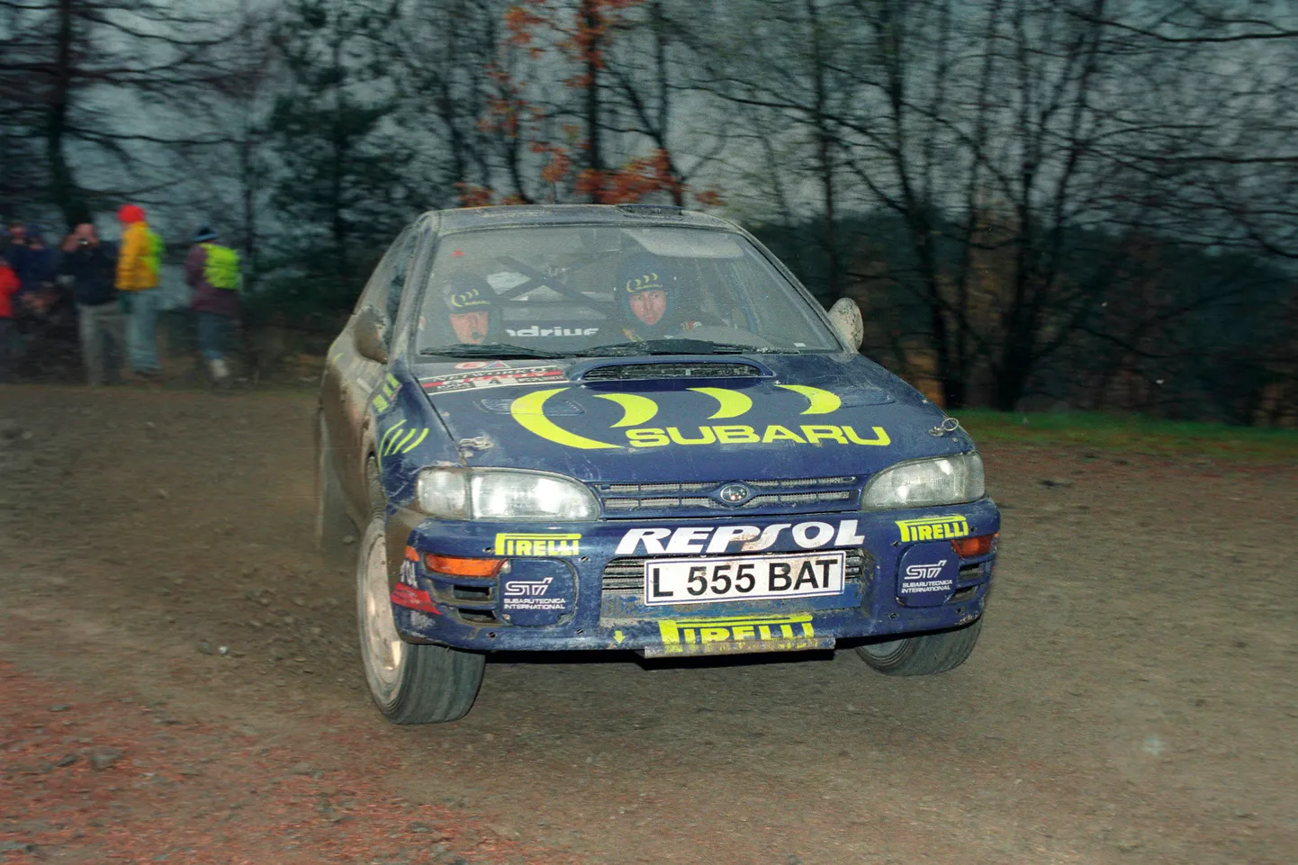 Colin McRae kihutamas maailmameistritiitli suunas.
