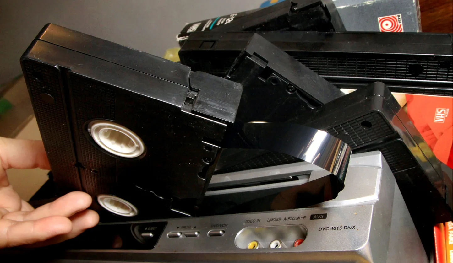 Videokassett.