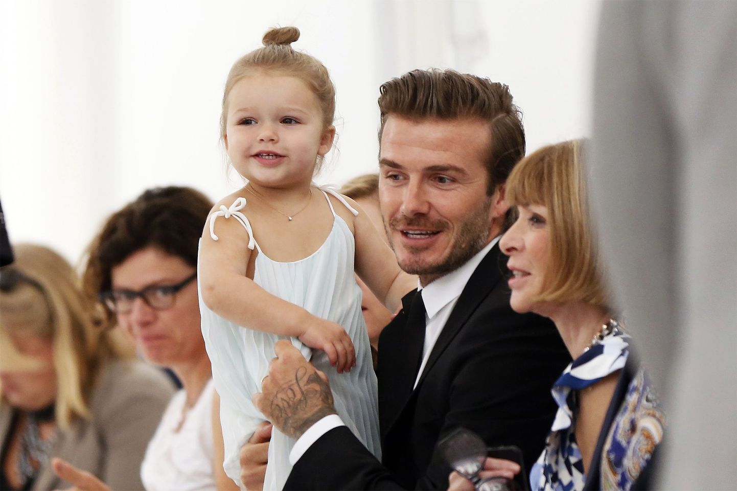 David Beckham ja Harper Beckham