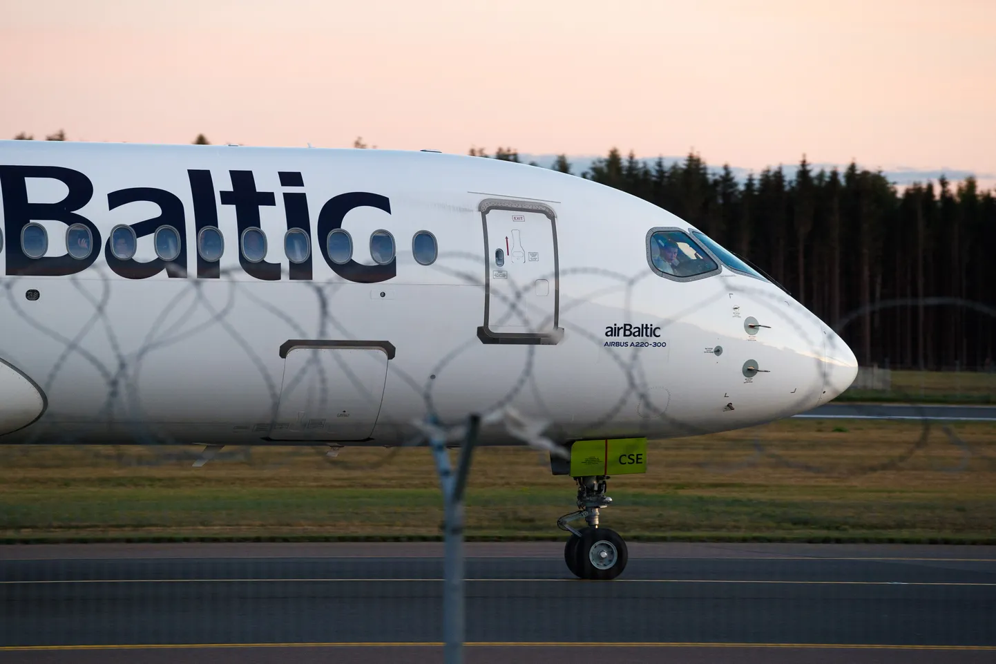 Air Baltic lennuk.