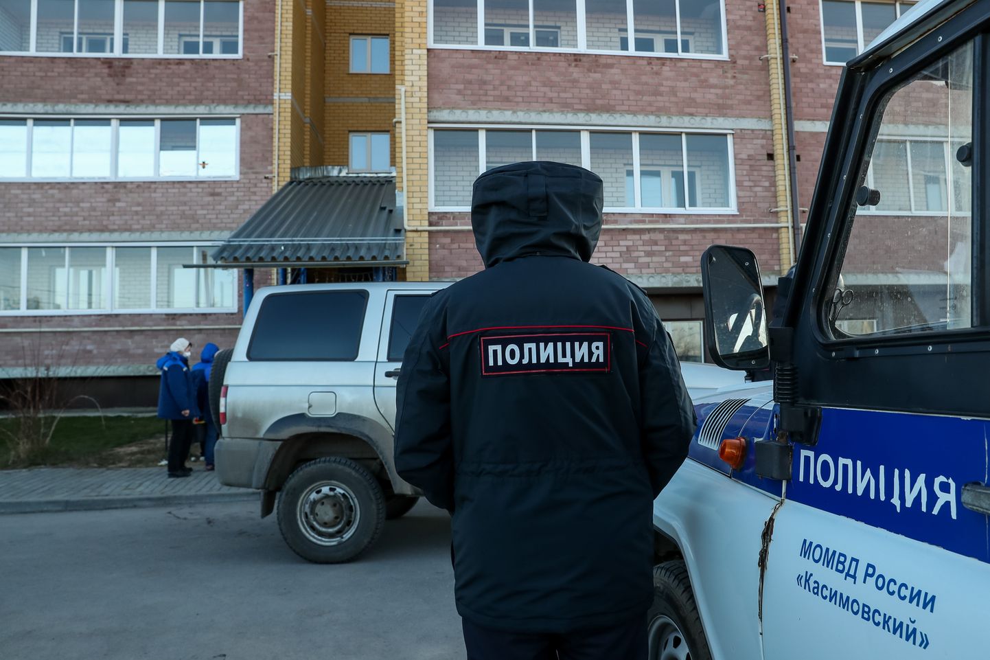 Vene politsei Jelatma linnas tulistamispaigas.