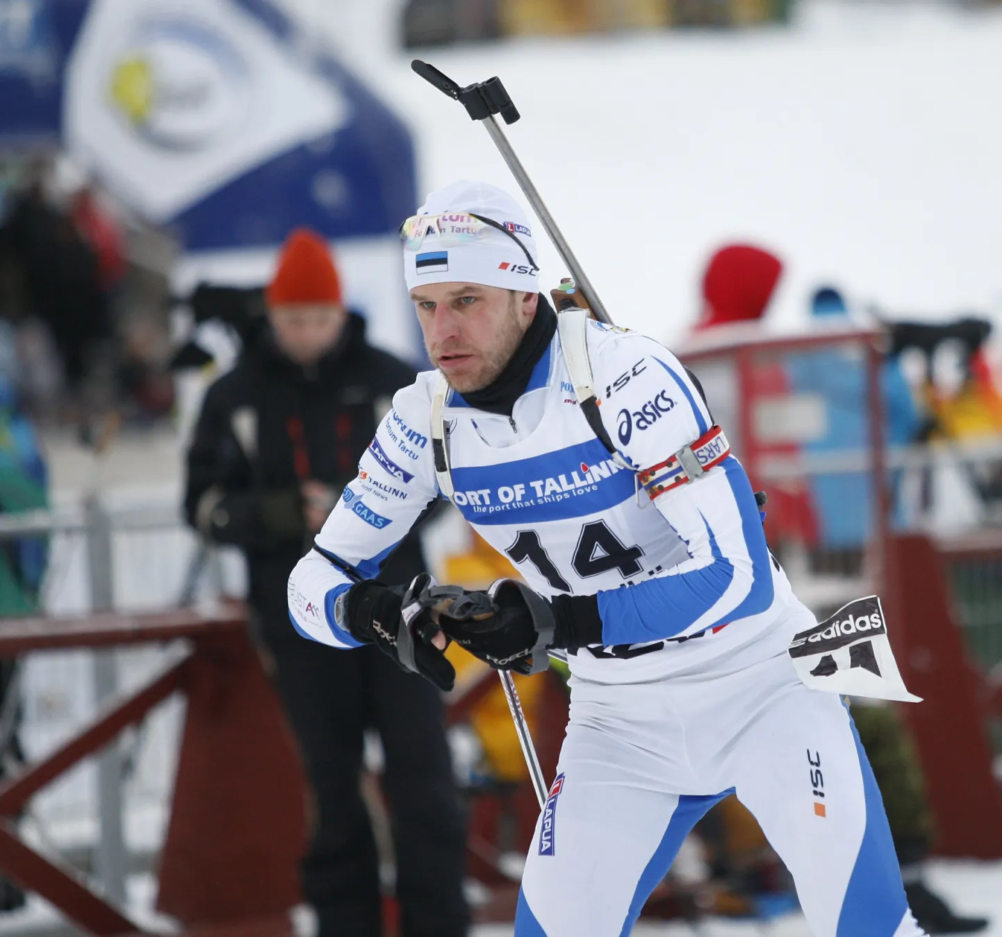 Roland Lessing sai Otepääl laskesuusatamise IBU karikaetapil 13. koha.
