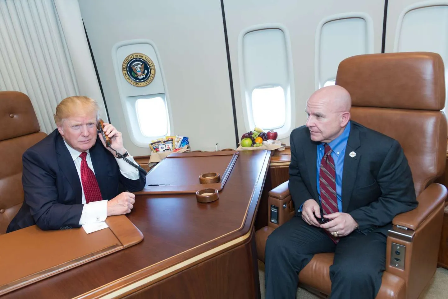 Дональд Трамп и Герберт Макмастер